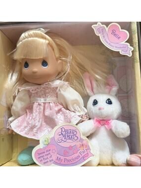 1998 Precious Moments Belle My Precious Pal Doll Bunny Rabbit NIB Vintage
